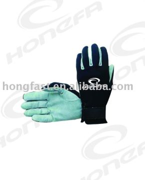3mm or 4mm black SBR SCR CR Neoprene gloves with Amara skin