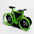 Mini-bicicleta colorida mesa flip relógio