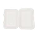 lunch box take away container paper food two compartment box