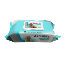 Deodorizing bath wipes pet wipes 100ct