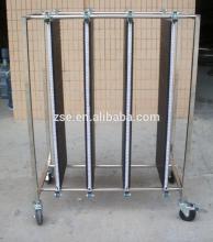 ESD PCB Storage Trolley SMT PCB Magazine Rack Cart /PCB Circulation Cart