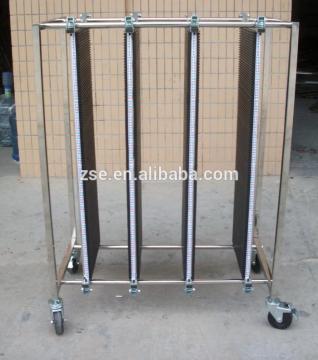 ESD PCB Storage Trolley SMT PCB Magazine Rack Cart /PCB Circulation Cart