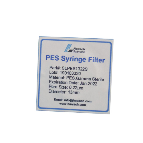 25mm  0.22 Filtstar sterile ca cellulose acetate membrane syringe filter