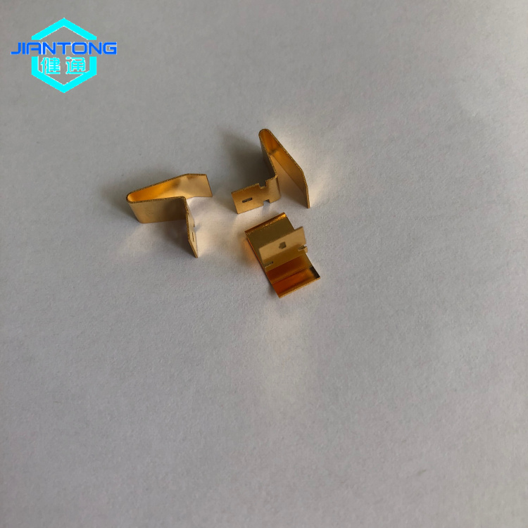 Custom Gold Plated Contacts Beryllium Copper Stamping Part