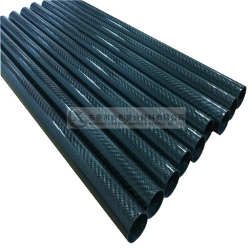 twill woven 3K carbon fiber tube carbon fiber pipe