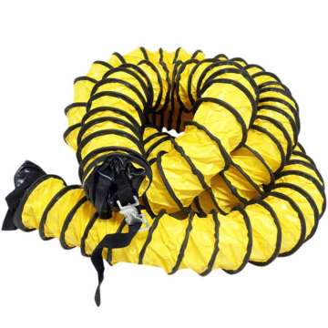 Reinforced PVC flexible ventilation ducting