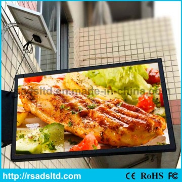 Outdoor Solar Powered Advertisement Light Box