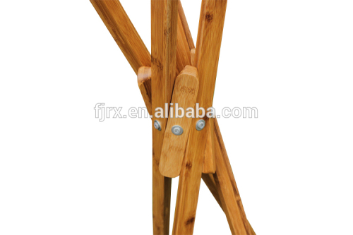 Bamboo clothes tree hanger coat rack