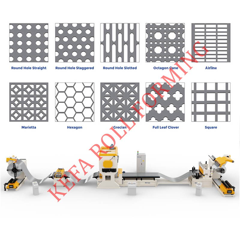 Decorative punched perforated metal stainless steel sieve sheets/plate punching lines 304 316 316L