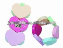 Heart shaped lcd watch