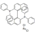 ジクロロ[（R） - （+） -  2,2&#39;-BIS（ジフェニルホスフィノ）-1,1&#39;-ビナフチル]ルテニウム（II）CAS 134524-84-8