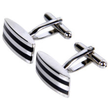 High Class Fashion Pink Enamel Cufflinks