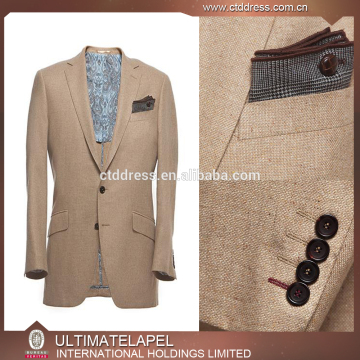 Chinese factory one piece tailor made cashmere suit