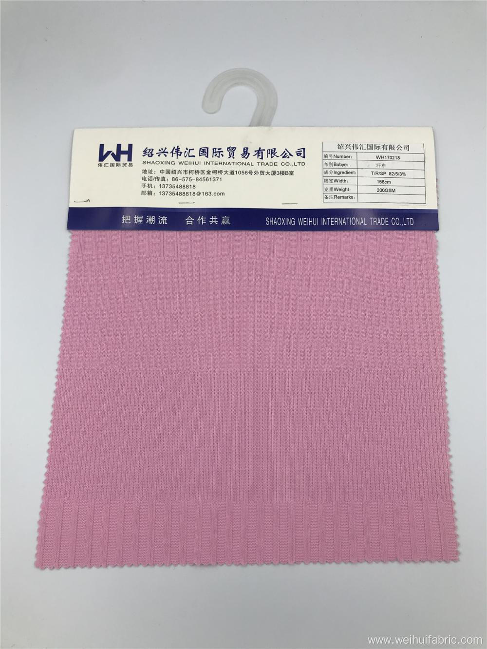 Reliable Quality Knitted Fabric T/R Jersey Purple Fabrics