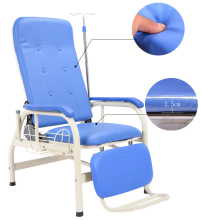 large application blue leather comfortable IV chair