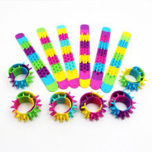 Partihandel spiky slap armband spiky silikon slapband