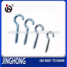 High Quality Carbon Steel Furniture Hanging Open Eye Hook Screws Eye Lags Self-Tapping Screw