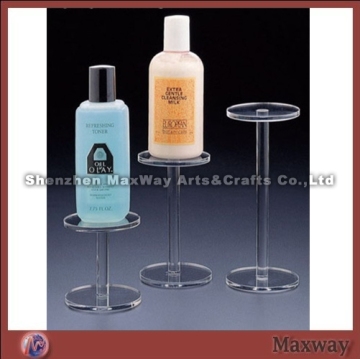 Transparent Single Acrylic Comestic Display Stand