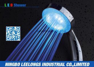 8 Inch Rain Shower Head LED Blue Good Pressure Water Effici