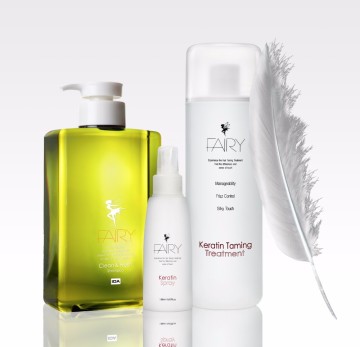 Long lasting keratin hair taming treatment