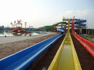 big long colorful Free Fall Water Slide , fiberglass Racing