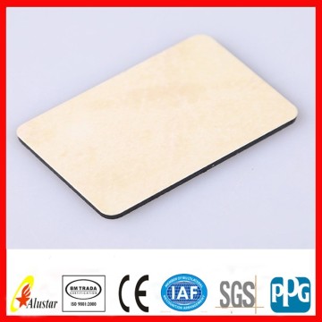 CE Certified faux marble aluminum composite panels