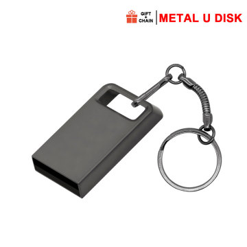 Mini Metal USB Memory Stick With Keychain