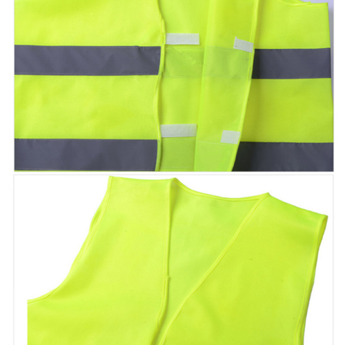 Shinny Gilet de sécurité haute visibilité jaune orange