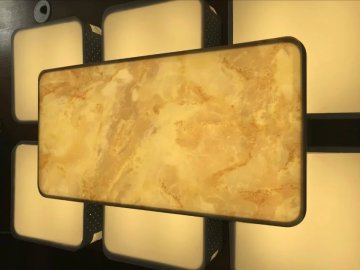 Office ceiling Marble Plastic sheet lighting