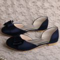 Amazon Ladies Shoes para Boda Plana Marina