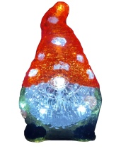 Wholesale Dwarf Acrylic LED Light Waterproof Warm White Christmas Decorations