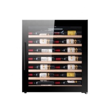 44 Bottle Black Wine Cellar Cooler Refrigerator