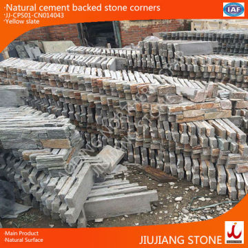 natural cement backed stone panel corners/exterior wall corner