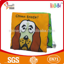 Fancy novelty baby cloth book for infant