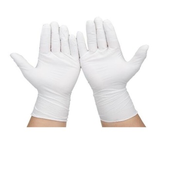 Sterile pulverisierte latex medizinische Handschuhe