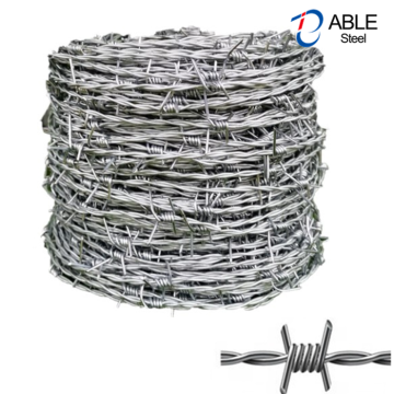 Galvanized Barbed Wire Fencing