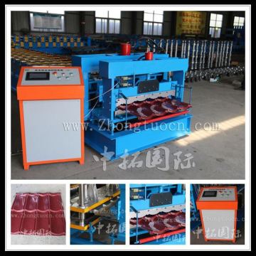 glazed tile steel rollformer, glazed roofing tile forming machine made in china