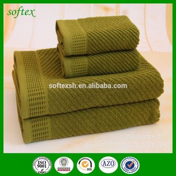 cotton yarn dyed solid jacquard bath towels                        
                                                                                Supplier's Choice