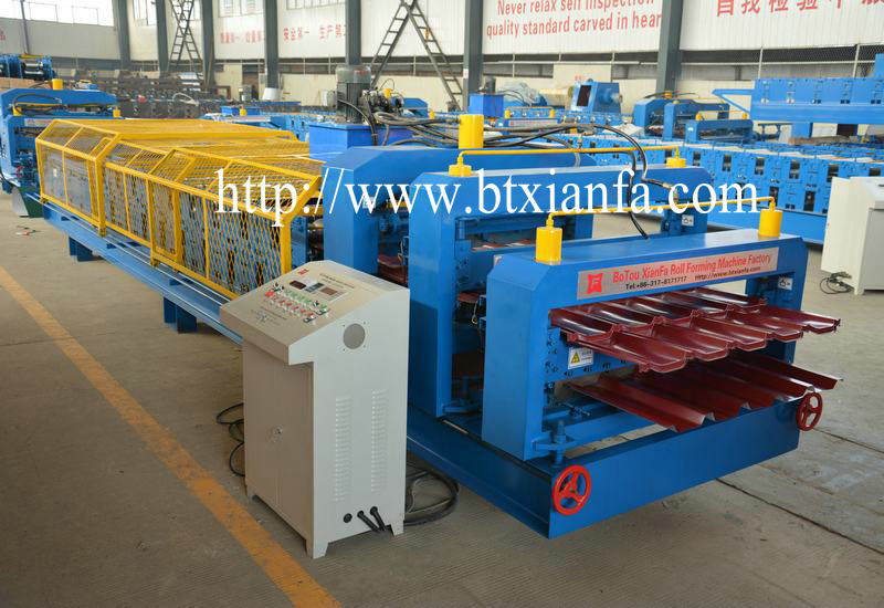 Double Layer arc cutting Roll Forming Machine