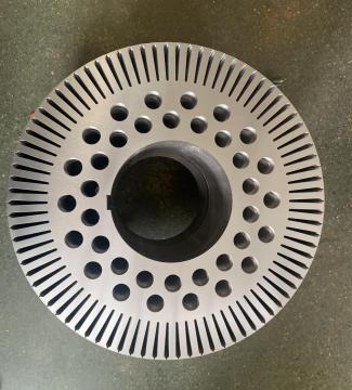 Rotor laminations with ventilation holes