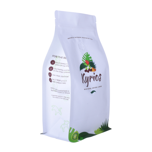 250 g Kompostoitava biologisesti hajoava PLA Kraft Paper Coffee Bag