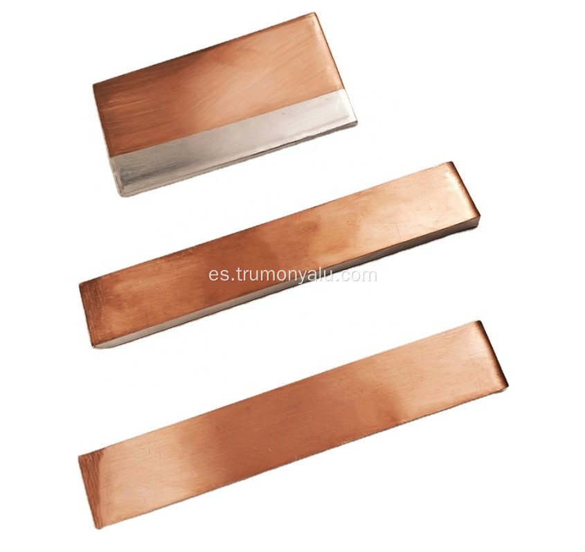 Placa de aluminio revestida de cobre CCA para batería