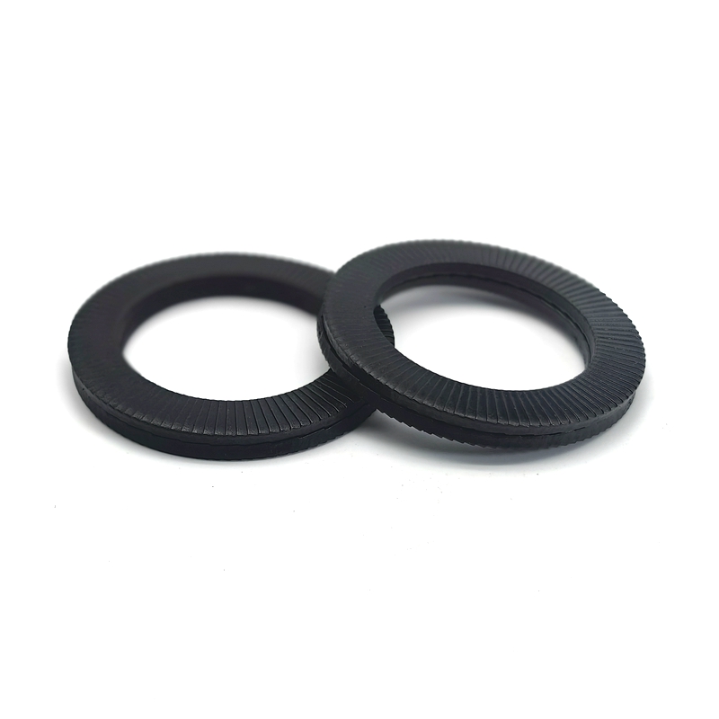 DIN25201 Kettős egymásra helyezett önzáró alátétek dacromet