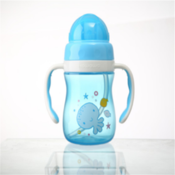 Copo de palha de bebê de garrafa de água para crianças