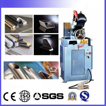 Semi-automatic pneumatic circle saw 45 degree angle cutter machine