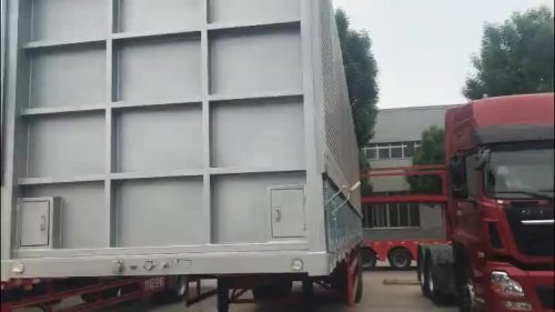 transport semi truck trailer