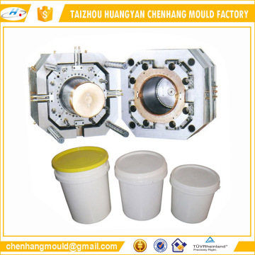 Plastic injection mold for 10 gallon bucket plastic mould