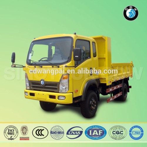 sinotruk CDW 90hHP capacity 3ton mobile concrete dumper truck mini