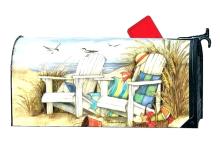 Christmas Decorative Santa Magnetic Mailbox Cover