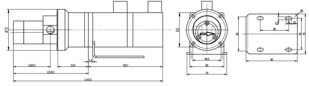 72 Servo Motor Micro Gear Pump